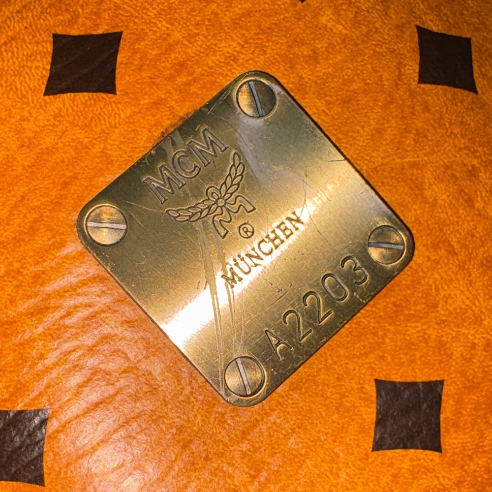 MCM Cognac Visetos Satchel - Picture 14 of 14